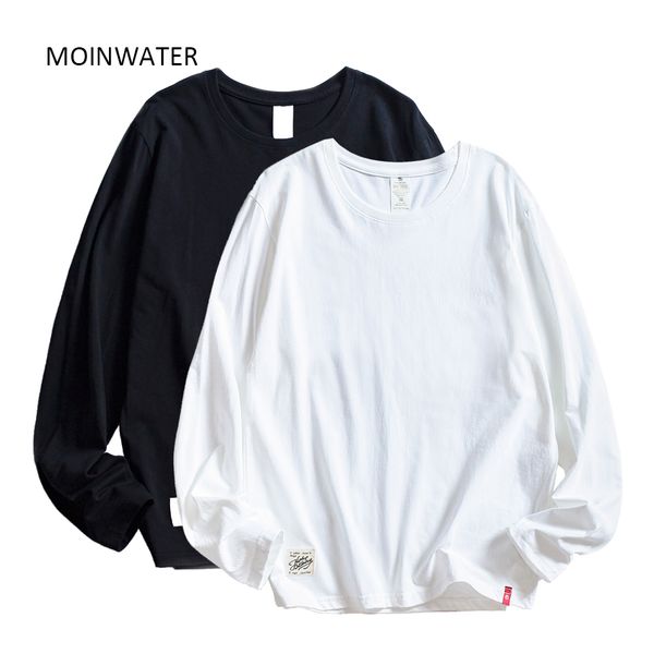 moinwater women t shirts wholesale 2 pieces solid 100% cotton long sleeve t-shirts lady casual tees, White
moinwater women t shirts wholesale 2 pieces solid 100% cotton long sleeve t-shirts lady casual tees, White