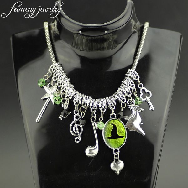 diy wicked choker necklace charm wicked the musical bangle defy gravity elphaba glinda crystal beads pendant necklaces for women, Golden;silver
diy wicked choker necklace charm wicked the musical bangle defy gravity elphaba glinda crystal beads pendant necklaces for women, Golden;silver