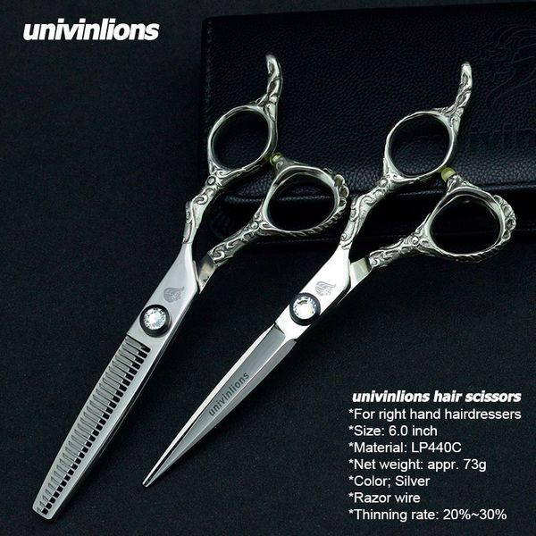 

Japan Steel 6" 5.75"hair Cutting Barbers Kit Professional Hairdressing Scissors Barber Hair Salon Tools Thinning Shears