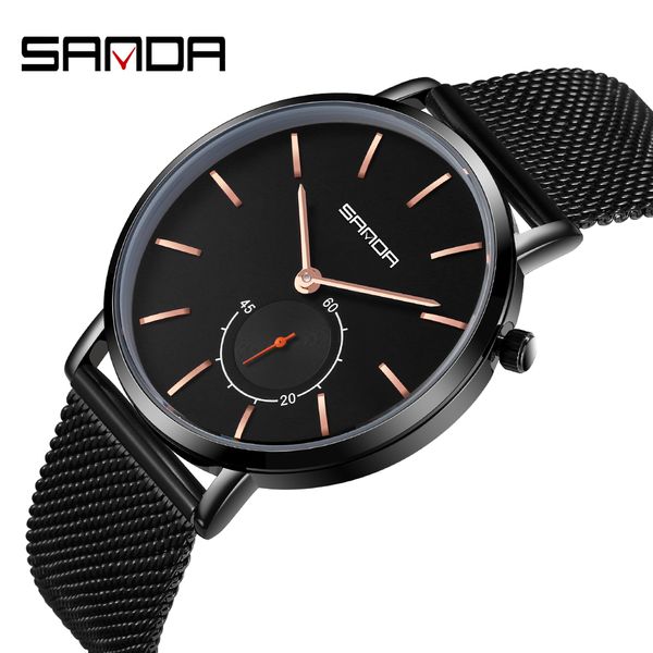 sanda new sport fashion wristwatch brand luxury men watch mesh quartz men's watches relogio masculino, Slivery;brown 
sanda new sport fashion wristwatch brand luxury men watch mesh quartz men's watches relogio masculino, Slivery;brown