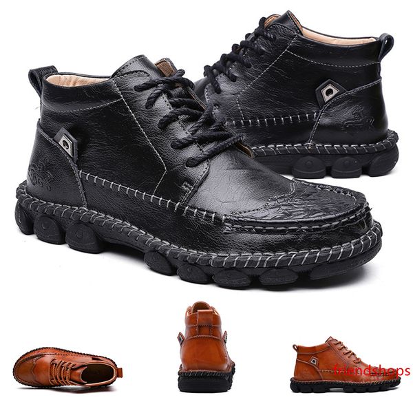 2020 whole sale autumn and winter high men leather cotton shoes black brown winter keep warm cotton boots size 40-47
2020 whole sale autumn and winter high men leather cotton shoes black brown winter keep warm cotton boots size 40-47
