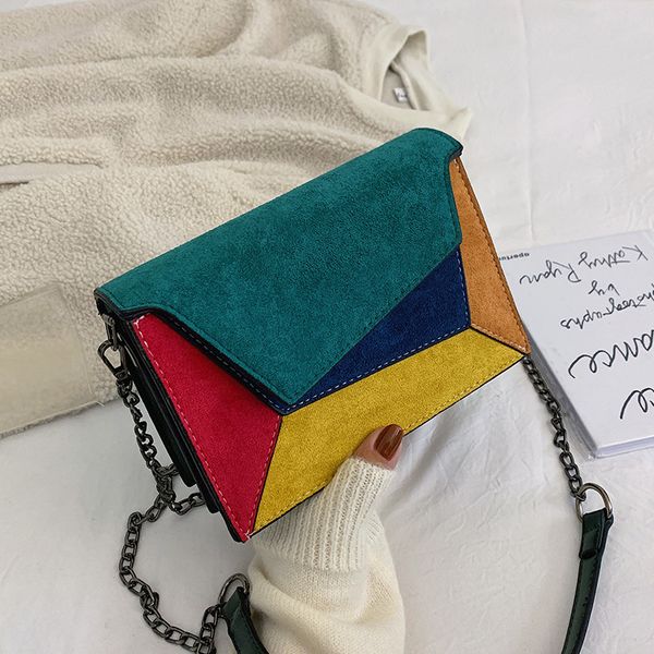 women's shoulder bags on new bags 2020 new korean chain contrast color stitching crossbody frosted small square bag
women's shoulder bags on new bags 2020 new korean chain contrast color stitching crossbody frosted small square bag