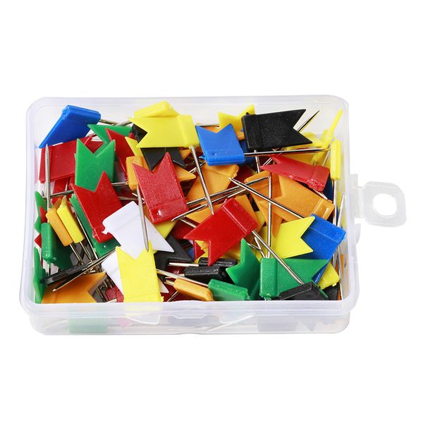 sewing notions & tools 50/100pcs colorful flags push pins metal bulletin board message paper fixed needle map drawing thumb tack binding sup, Black
sewing notions & tools 50/100pcs colorful flags push pins metal bulletin board message paper fixed needle map drawing thumb tack binding sup, Black