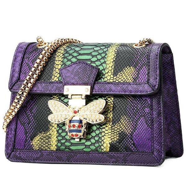 designer-outlet brand women handbag fashion serpentine shoulder bag personality studded bees chain bag fashion contrast leather shoulder bag
designer-outlet brand women handbag fashion serpentine shoulder bag personality studded bees chain bag fashion contrast leather shoulder bag