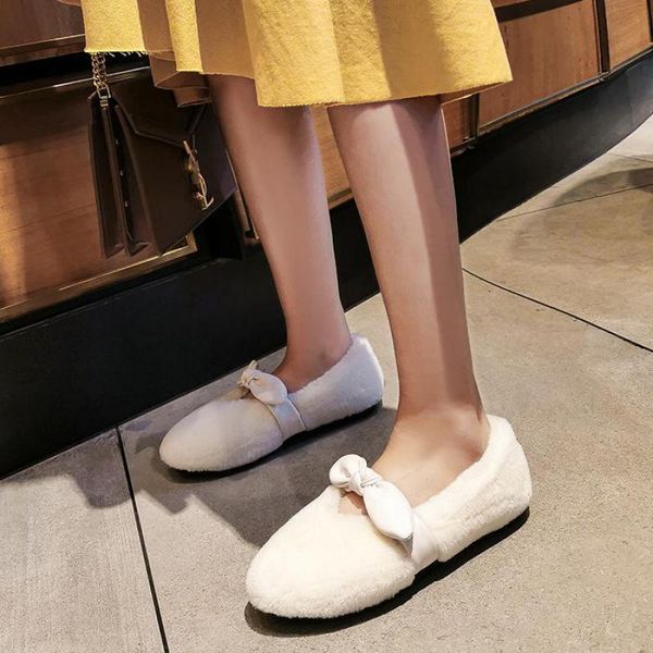 fur loafers winter warm shoes women slip on bow plush ballet shoes woman casual flats 2019 fall lady footwear plus size 42 43 44, Black
fur loafers winter warm shoes women slip on bow plush ballet shoes woman casual flats 2019 fall lady footwear plus size 42 43 44, Black
