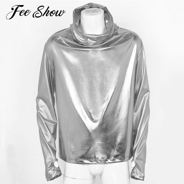 men's casual shirts mens fashion shiny metallic club party dancewear heap collar long sleeves slim fit pullover nightclub style, White;black
men's casual shirts mens fashion shiny metallic club party dancewear heap collar long sleeves slim fit pullover nightclub style, White;black