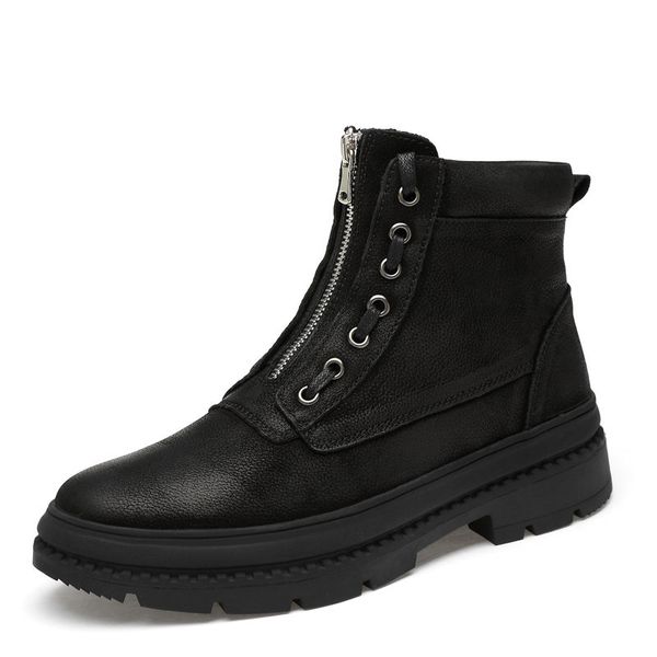100% genuine leather men boots winter autumn men ankle boots warm snow shoes black working shoes real leather male shoes
100% genuine leather men boots winter autumn men ankle boots warm snow shoes black working shoes real leather male shoes