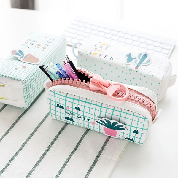 large zipper multifunction green cactus plant pencil case canvas pencil bag student stationery pen case school supplies
large zipper multifunction green cactus plant pencil case canvas pencil bag student stationery pen case school supplies