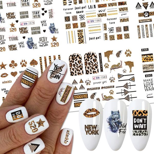 12pcs leopard nail stickers set for manicure water wild animal geometric slider for nails decals diy wraps bn1573-1584-1, Black
12pcs leopard nail stickers set for manicure water wild animal geometric slider for nails decals diy wraps bn1573-1584-1, Black