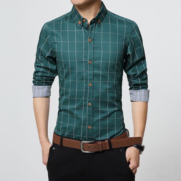 новый осенний модный бренд мужской одежды slim fit мужская рубашка с длинным рукавом плед хлопок повседневная рубашка социальная плюс размер, White;black
новый осенний модный бренд мужской одежды slim fit мужская рубашка с длинным рукавом плед хлопок повседневная рубашка социальная плюс размер, White;black