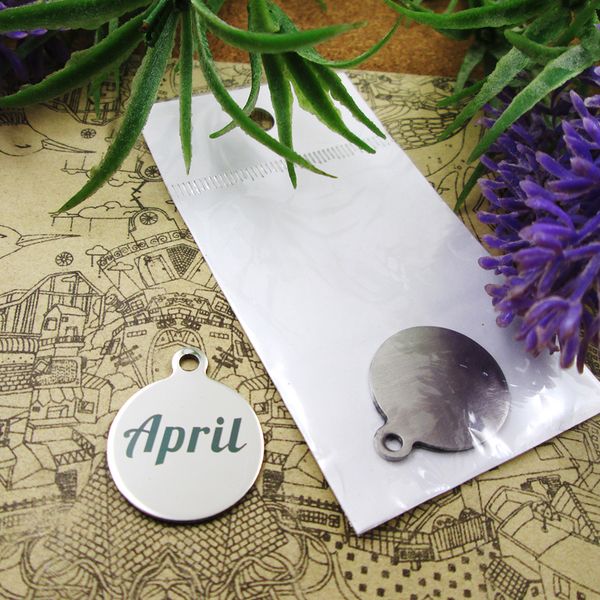 40pcs--"april"stainless steel charms more style for choosing diy charms pendants for necklace, Bronze;silver
40pcs--"april"stainless steel charms more style for choosing diy charms pendants for necklace, Bronze;silver
