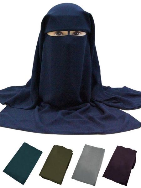 muslim bandana scarf islamic 3 layers niqab burqa black face cover bonnet hijab cap veil headwear abaya wrap ramadan prayer arab, Red
muslim bandana scarf islamic 3 layers niqab burqa black face cover bonnet hijab cap veil headwear abaya wrap ramadan prayer arab, Red