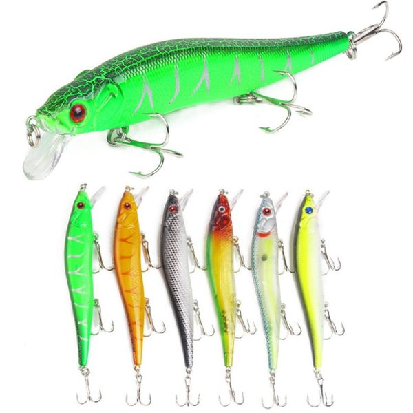 1pcs minnow fishing lure 11.5cm 15g artificial isca wobblers crankbait quality treble hook for trout pike carp fishing tackle wdgwc
1pcs minnow fishing lure 11.5cm 15g artificial isca wobblers crankbait quality treble hook for trout pike carp fishing tackle wdgwc
