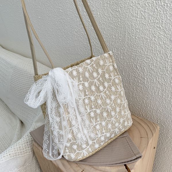 2020 new spring and summer fairy lace wild large-capacity bucket portable cotton and linen woven female bag one-shoulder
2020 new spring and summer fairy lace wild large-capacity bucket portable cotton and linen woven female bag one-shoulder