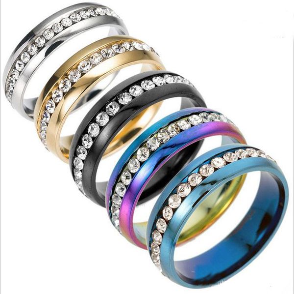 titanium steel black finger rings with diamonds for man silver plated ring for women golden-color jewelry female wedding ring
titanium steel black finger rings with diamonds for man silver plated ring for women golden-color jewelry female wedding ring