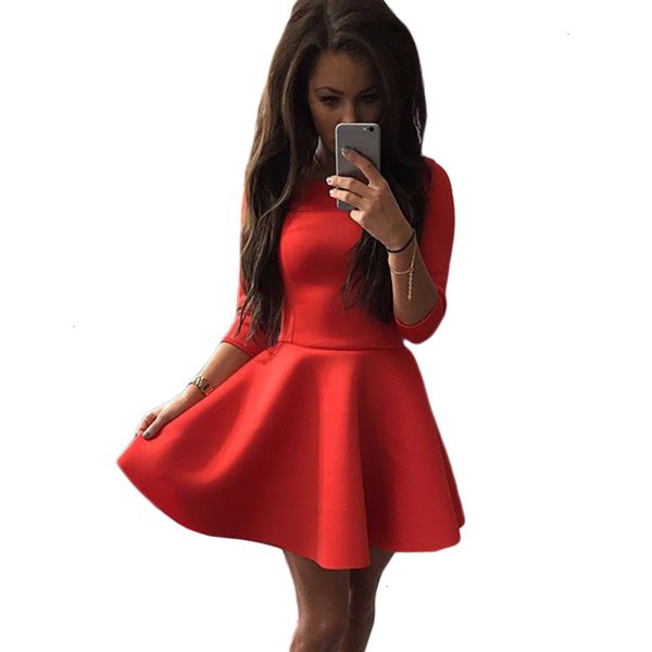 woman clothes ladies dresses autumn spring women fashion dress o neck slim a line mini black women dress vestidos designer clothes, Black;gray
woman clothes ladies dresses autumn spring women fashion dress o neck slim a line mini black women dress vestidos designer clothes, Black;gray