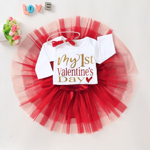 0-18months my 1st валентина день printed rompers top + тюль красный цвет юбка + оголовье 3шт набор для новорожденных baby girl одежда, White
0-18months my 1st валентина день printed rompers top + тюль красный цвет юбка + оголовье 3шт набор для новорожденных baby girl одежда, White