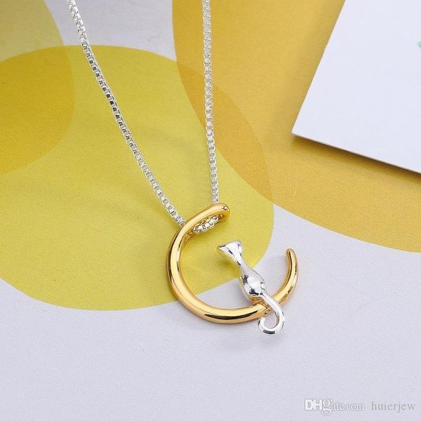 cat necklace charm silver gold color link chain necklace for pet lucky jewelry beautifully luxury jewelry gift charm moon pendant necklace
cat necklace charm silver gold color link chain necklace for pet lucky jewelry beautifully luxury jewelry gift charm moon pendant necklace