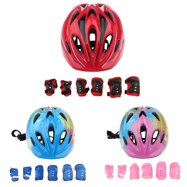7 pieces kid child roller skating bike helmet knee wrist guard elbow pad set equipo de ciclismo materiel de cycliste
7 pieces kid child roller skating bike helmet knee wrist guard elbow pad set equipo de ciclismo materiel de cycliste