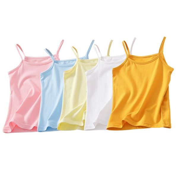 100% cotton girls tank kids underwear solid candy color blouse girls vest children singlet undershirt for 2-10 y, Blue
100% cotton girls tank kids underwear solid candy color blouse girls vest children singlet undershirt for 2-10 y, Blue