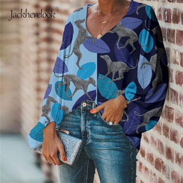 jackherelook plus size blouses for women's greyhound animal pattern casual office shirts lady puff sleeve autumn costume, White
jackherelook plus size blouses for women's greyhound animal pattern casual office shirts lady puff sleeve autumn costume, White
