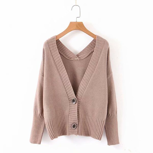 woah 2019 xl37-2059 european and american fashion sweater cardigan, White
woah 2019 xl37-2059 european and american fashion sweater cardigan, White