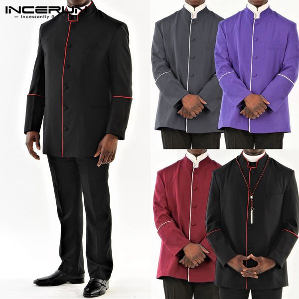 incerun men shirt muslim clothes patchwork stand collar long sleeve islamic arabic kaftan vintage dress shirts men s-5xl, White;black
incerun men shirt muslim clothes patchwork stand collar long sleeve islamic arabic kaftan vintage dress shirts men s-5xl, White;black