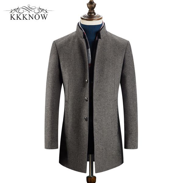 kkknow шерстяного пальто для мужчин теплой зимы мужчина куртка slim fit trench coat однобортной шинель вентиляция peacoat outwear, Black
kkknow шерстяного пальто для мужчин теплой зимы мужчина куртка slim fit trench coat однобортной шинель вентиляция peacoat outwear, Black