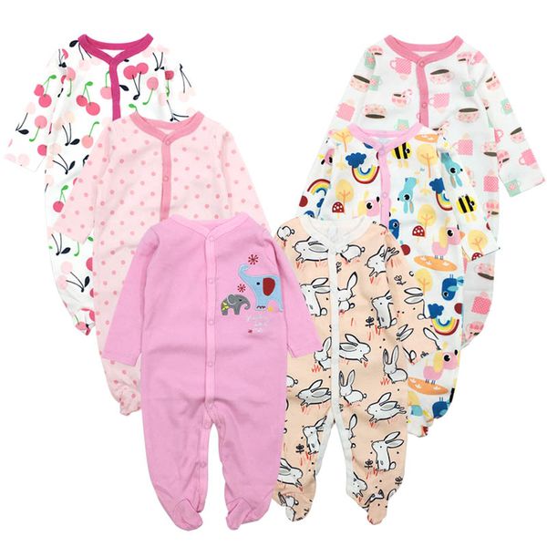 6pieces/lot baby rompers newborn baby girls boys clothes 100% cotton long sleeves baby pajamas cartoon printed baby's sets, Blue
6pieces/lot baby rompers newborn baby girls boys clothes 100% cotton long sleeves baby pajamas cartoon printed baby's sets, Blue