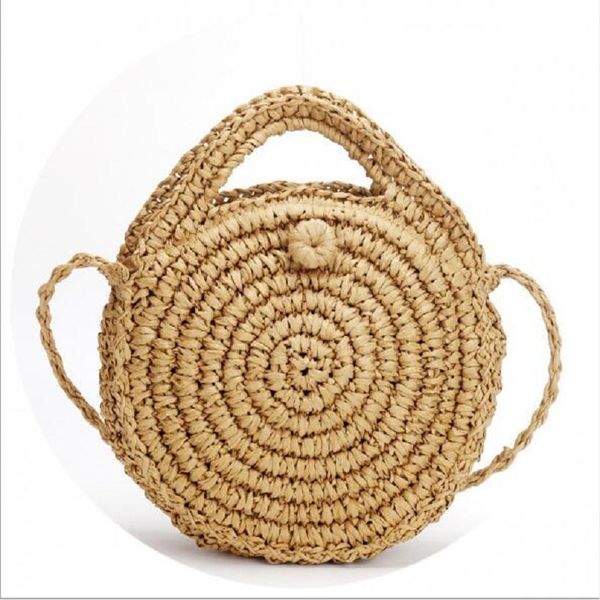 round straw beach bag summer mini handmade rattan woven messenger bag circle female casual tote girls small shoulder bags sac
round straw beach bag summer mini handmade rattan woven messenger bag circle female casual tote girls small shoulder bags sac