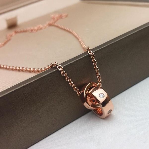 stainless steel ring diamond love golden pendant necklace for women classic fashion designer brand jewelry for women, Silver
stainless steel ring diamond love golden pendant necklace for women classic fashion designer brand jewelry for women, Silver