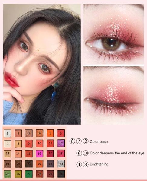 30 colors fashion shimmer eye shadow palette green red orange glitter eye shadow powder beauty matte tslm2
30 colors fashion shimmer eye shadow palette green red orange glitter eye shadow powder beauty matte tslm2