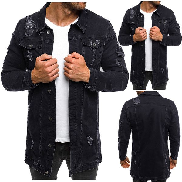 air button down shirt long sleeve formal men's long sleeve hole lapel pocket fashion denim jacket retro blouse shirt#813, White;black
air button down shirt long sleeve formal men's long sleeve hole lapel pocket fashion denim jacket retro blouse shirt#813, White;black