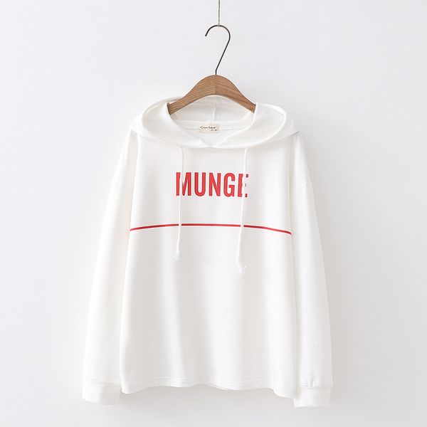 s24098 autumn hoodie new style women's long-sleeve korean-style loose red printed letter students hooded pullover, Black
s24098 autumn hoodie new style women's long-sleeve korean-style loose red printed letter students hooded pullover, Black