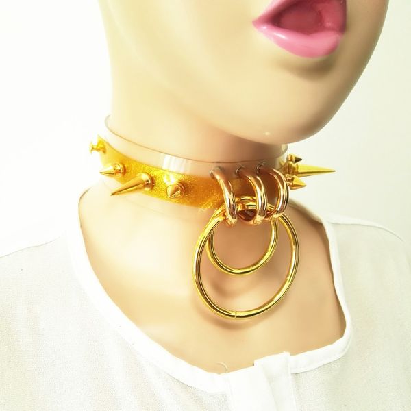 fashion harajuku punk two layer choker necklace rivets necklace handmade torque belt, Silver
fashion harajuku punk two layer choker necklace rivets necklace handmade torque belt, Silver