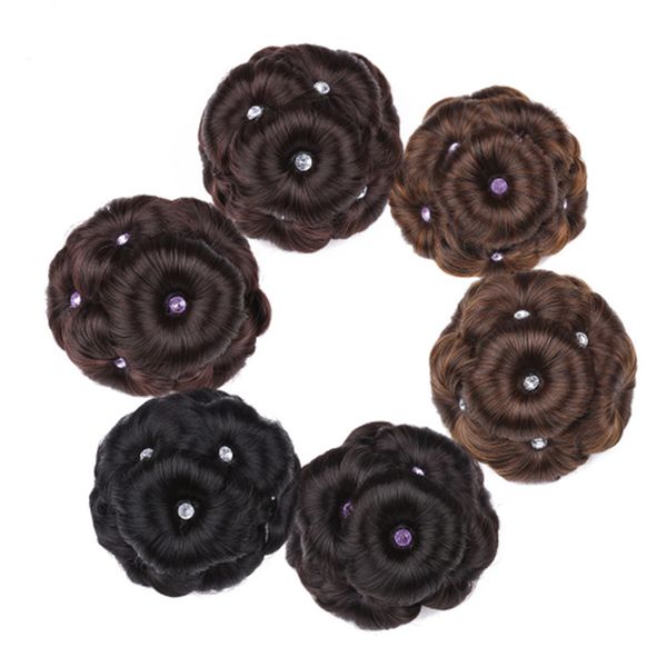 beauty women's bangs synthetic hair curly chignon with plactic comb bride wedding clip in hairpiece extensions, Black;brown
beauty women's bangs synthetic hair curly chignon with plactic comb bride wedding clip in hairpiece extensions, Black;brown