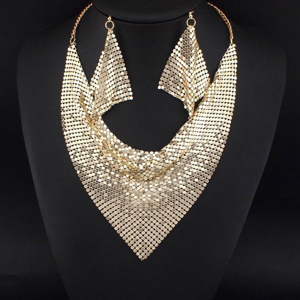 fashion women party jewelry 2-piece set high grade gold silver plated geometric alloy sequins triangle necklace earrings jewelry set
fashion women party jewelry 2-piece set high grade gold silver plated geometric alloy sequins triangle necklace earrings jewelry set