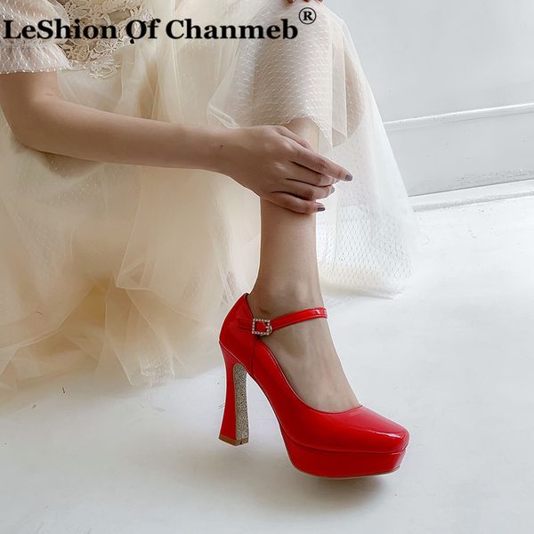 high heels platform bridal wedding pumps women larger size 43 party shoes crystal buckle strap mary janes shoes scarpe donna, Black
high heels platform bridal wedding pumps women larger size 43 party shoes crystal buckle strap mary janes shoes scarpe donna, Black