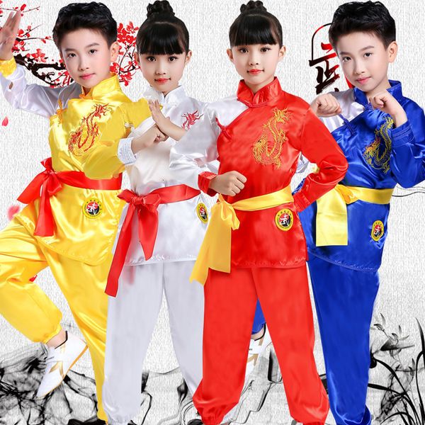 traditional chinese wushu clothes for boys, martial arts uniform, costume for girls, performance costume set, Black;red
traditional chinese wushu clothes for boys, martial arts uniform, costume for girls, performance costume set, Black;red