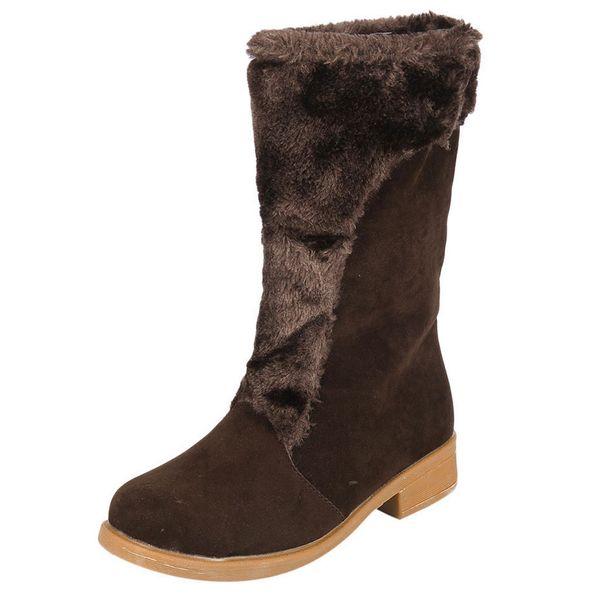 muqgew new arrival fashion flock leather women snow boots winter warm plush women's boots waterproof square shoes#d0, Black
muqgew new arrival fashion flock leather women snow boots winter warm plush women's boots waterproof square shoes#d0, Black