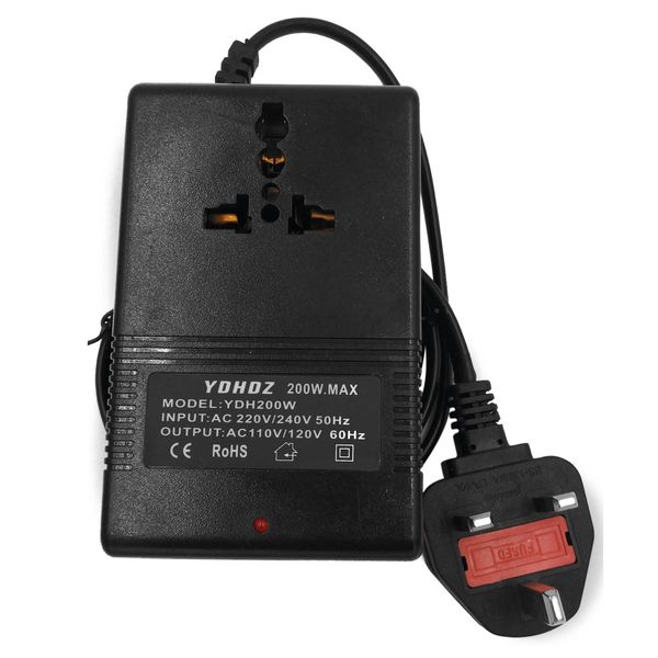 intelligent efficient household 200w ac 220v to 110v step down transformer voltage converter travel power adapter
intelligent efficient household 200w ac 220v to 110v step down transformer voltage converter travel power adapter