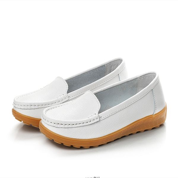 flat shoes female lightweight soft comfortable women loafers temperament breath solid color genuine leather casual shoes women, Black
flat shoes female lightweight soft comfortable women loafers temperament breath solid color genuine leather casual shoes women, Black