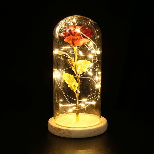 valentine's day creative gift foil plated rose with led light in glass dome lasts forever love wedding decor lover lighting rose
valentine's day creative gift foil plated rose with led light in glass dome lasts forever love wedding decor lover lighting rose