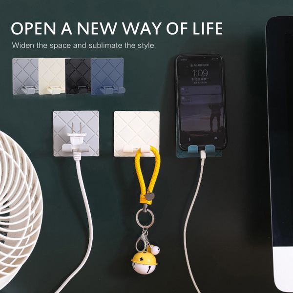 1pc punch-wall-mounted power wire paste type hook strong socket hanger sticky hook household holder racks organizer
1pc punch-wall-mounted power wire paste type hook strong socket hanger sticky hook household holder racks organizer