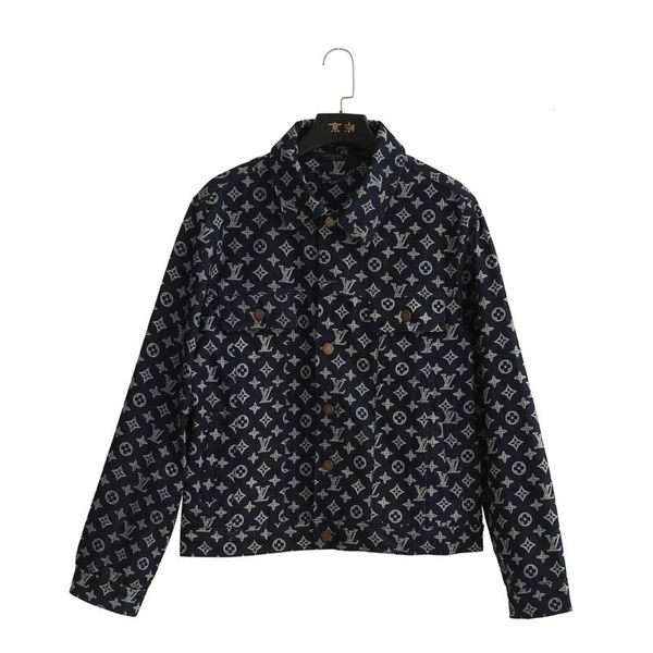 19ss european classic designer retro casual denim jackets for women leather full letter laser printing fabric lapel coats, Black;brown
19ss european classic designer retro casual denim jackets for women leather full letter laser printing fabric lapel coats, Black;brown