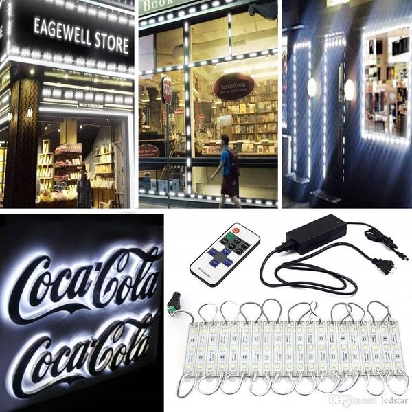 20ft torefront light 40 piece 5630 led light module kit high brightne led module tore front window ign trip light
20ft torefront light 40 piece 5630 led light module kit high brightne led module tore front window ign trip light