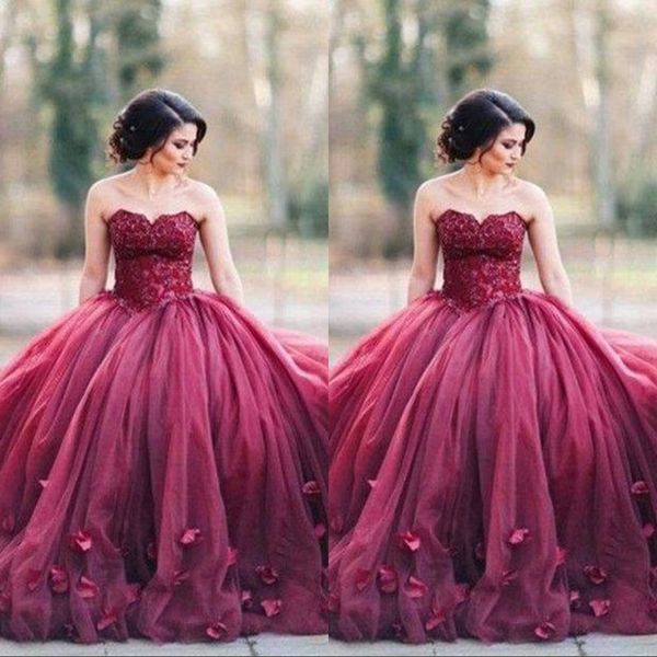 burgundy strapless ball gown princess quinceanera prom dresses lace bodice basque waist backless long evening gowns custom, Blue;red
burgundy strapless ball gown princess quinceanera prom dresses lace bodice basque waist backless long evening gowns custom, Blue;red
