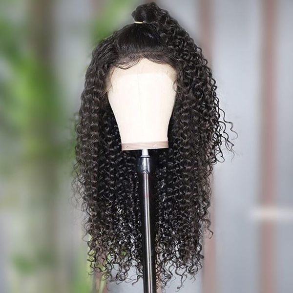 150% density 13x4 long curly wig lace front human hair wigs for women black color remy brazilian hair wigs slove rosa, Black;brown
150% density 13x4 long curly wig lace front human hair wigs for women black color remy brazilian hair wigs slove rosa, Black;brown