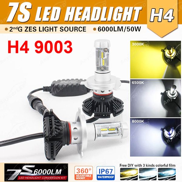 1 set h4 7s led headlight h7 h8 h9 h11 9005 9006 9012 50w 6000lm lumiled luxeon zes chips fanless all-in-one retrofit 3k 6.5k 8k
1 set h4 7s led headlight h7 h8 h9 h11 9005 9006 9012 50w 6000lm lumiled luxeon zes chips fanless all-in-one retrofit 3k 6.5k 8k