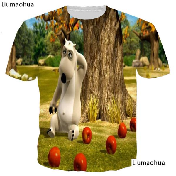 cartoon unlucky bear backkom and panda 3d print t-shirt harajuku t-shirt, White;black
cartoon unlucky bear backkom and panda 3d print t-shirt harajuku t-shirt, White;black